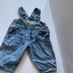 Blue jeans overalls for a 8-12 month old